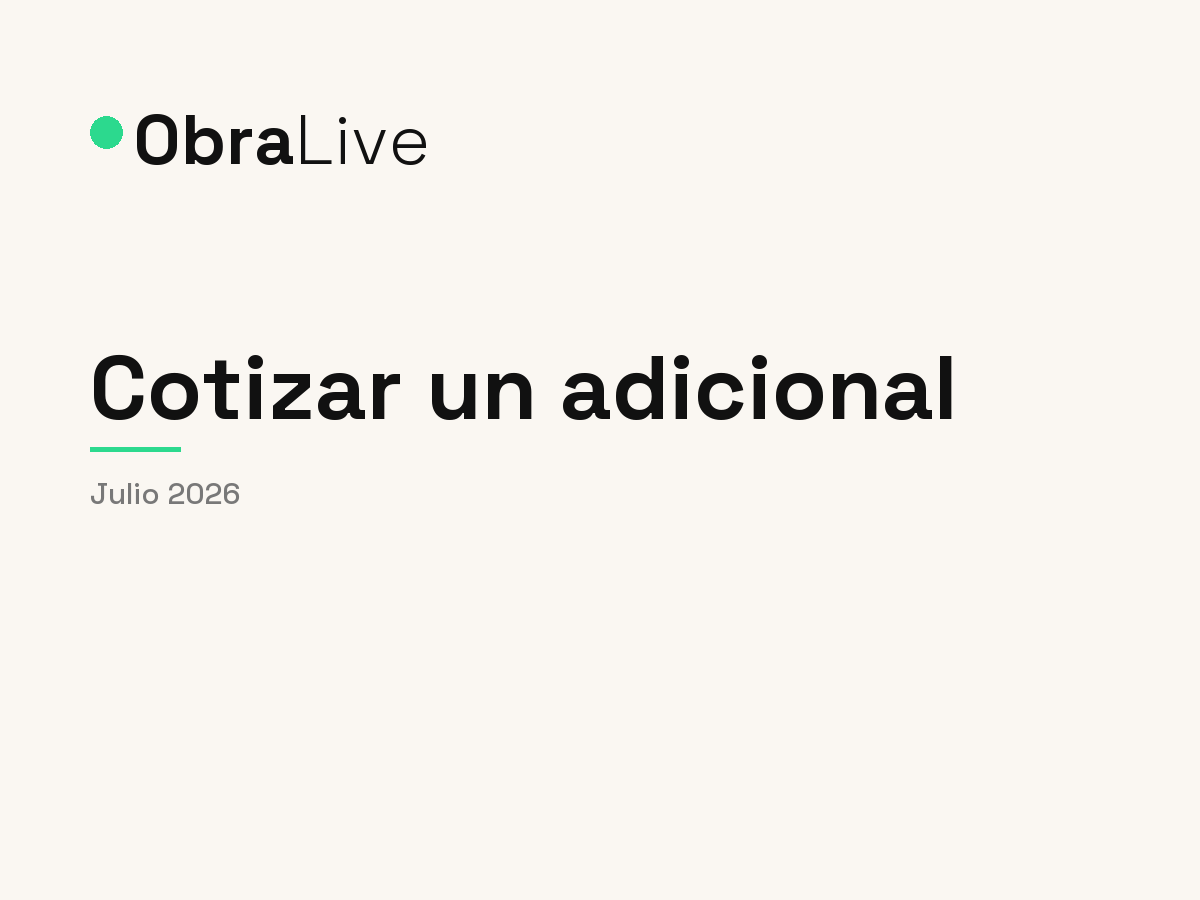 Cómo cotizar un adicional sin pelearte con el cliente