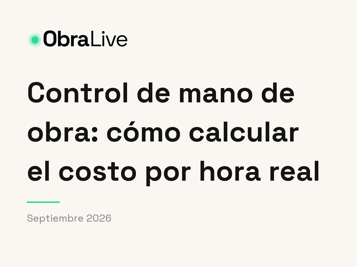 Control de mano de obra: cómo calcular el costo por hora real